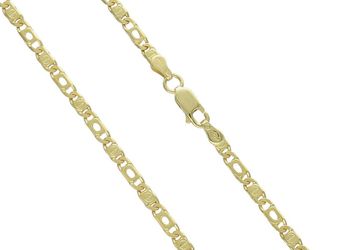 Masywny złoty łańcuszek próby 585 z efektem tygrysiego oka. Szerokość 3,5 mm, długość 55 cm, waga 15,05 g. Elegancki, męski styl – idealny na prezent.2.jpg